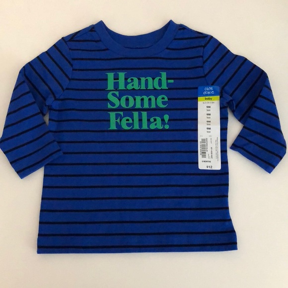 Okie Dokie Baby Boy Long Sleeve Tee - Picture 1 of 3